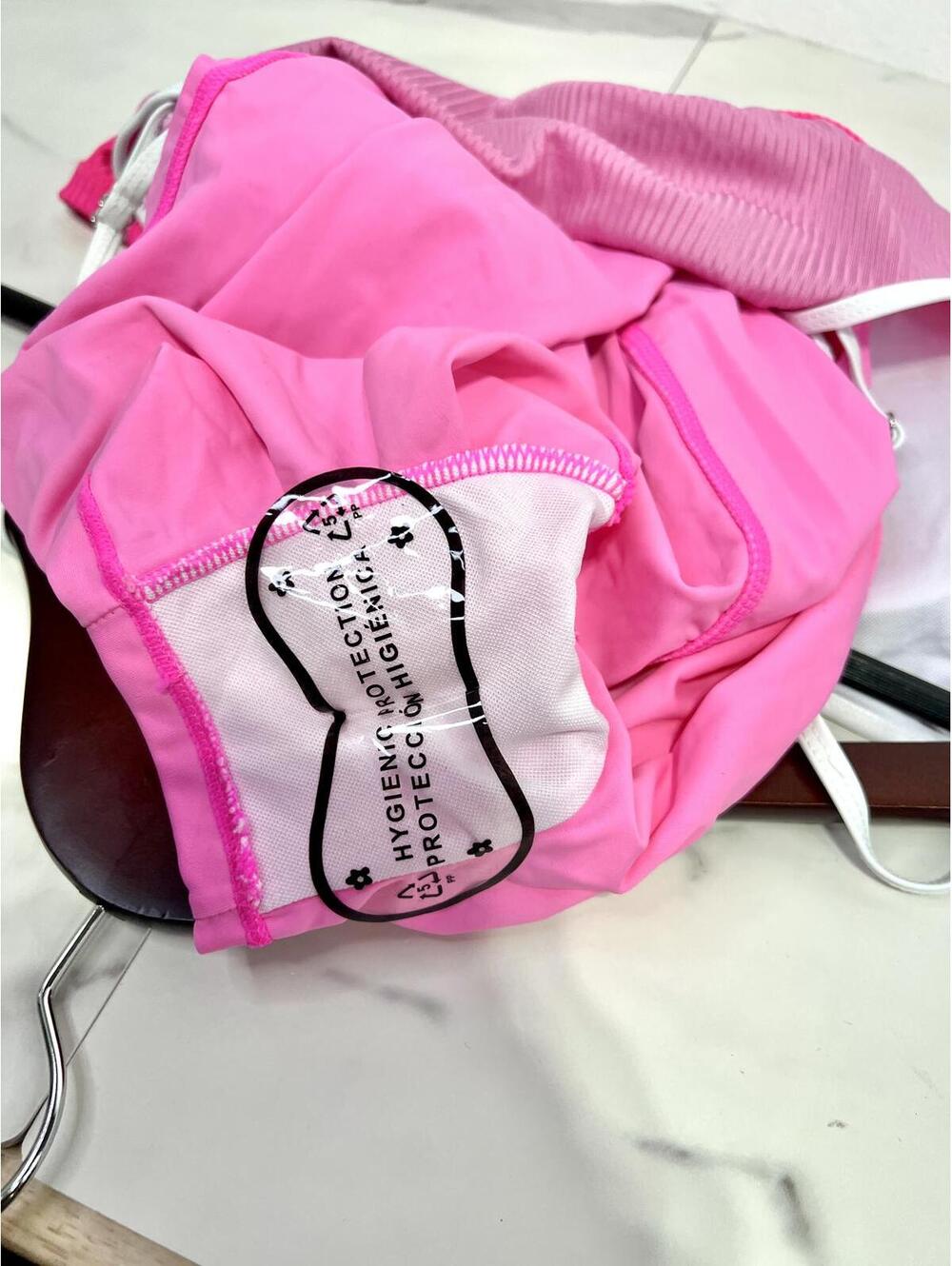 Pink and Magenta Size M Spaghetti Strap Swim Dress Swimsuit New without tags - Picture 4 of 8